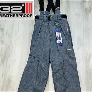 32 Degree Weatherproof Snow Pants Bib Overalls